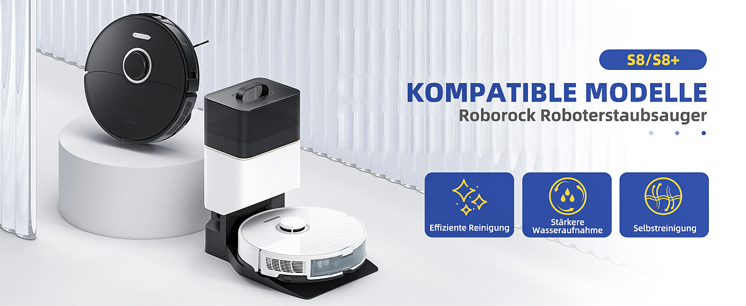 Аксесуари Alloytool для Roborock S8/S8+ щітки, серветки, фільтри, бічні щітки, щітка для чищення