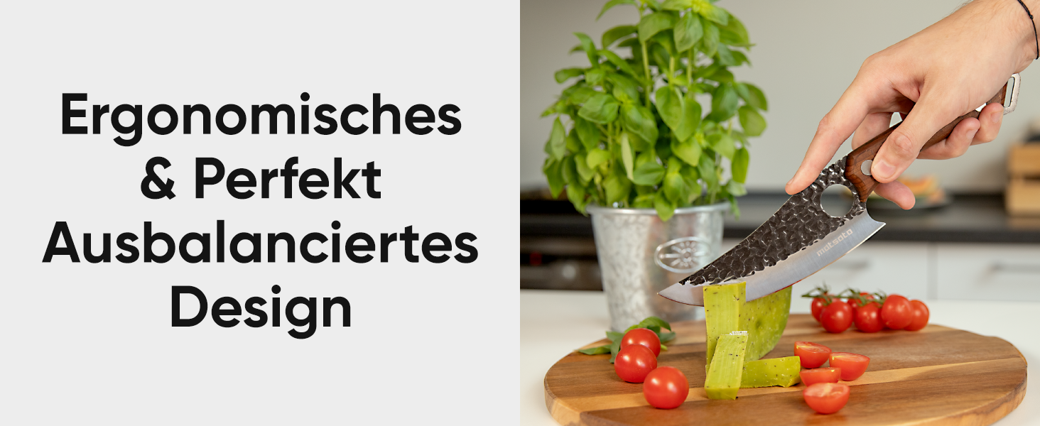 Ніж кухарський Matsato 15 см - оригінальний кухонний ніж для нарізання та подрібнення