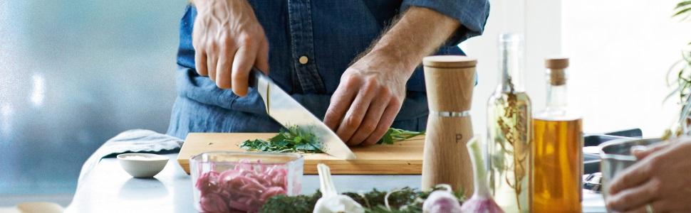Ножиці кухонні WMF Grand Gourmet 20 см, нержавіюча сталь Cromargan, відкривачка для пляшок та кришок