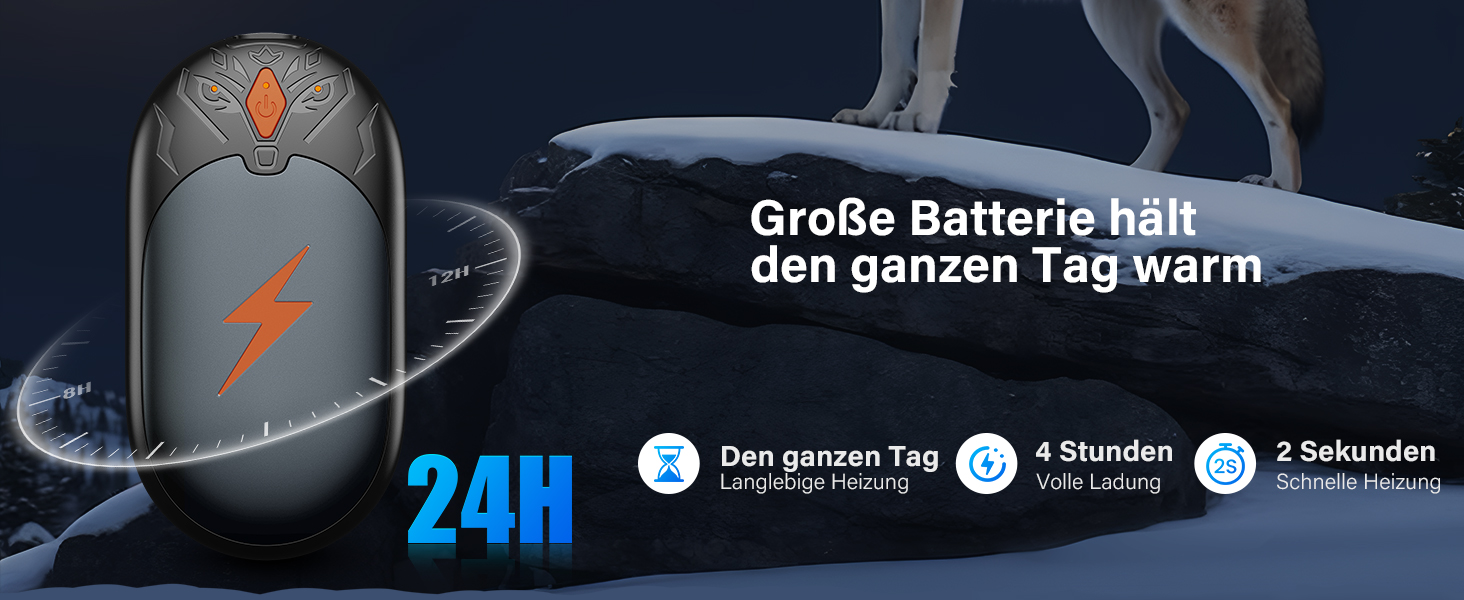 Електричні грілки для рук 2 шт., ультралегкі, перезаряджувані, портативні, 3 режими нагріву, до 24 годин, багаторазові USB грілки для рук для активного відпочинку взимку сірого кольору