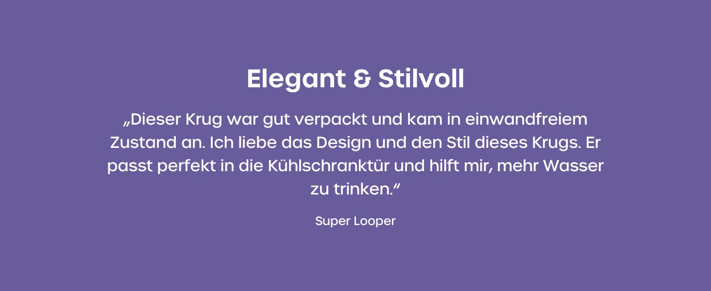 Скляний глечик для холодильника 1л з кришкою (2 шт.) – набір скляних глечиків з рифленим дизайном та ручкою для холодильника та щоденного використання з вентильованим носиком, 2 шт.