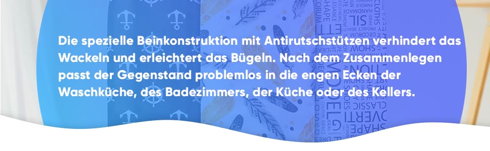 Прасувальна дошка KADAX з підставкою для праски, регульована по висоті прасувальна дошка з великою прасувальною поверхнею, парова прасувальна дошка з нековзними ніжками Білий, жовтий, сірий