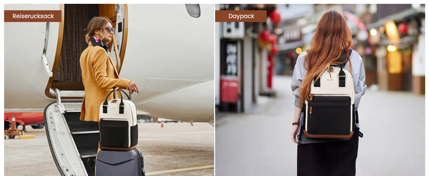 Жіночий рюкзак LOVEVOOK: водонепроникний, для ноутбука 15.6