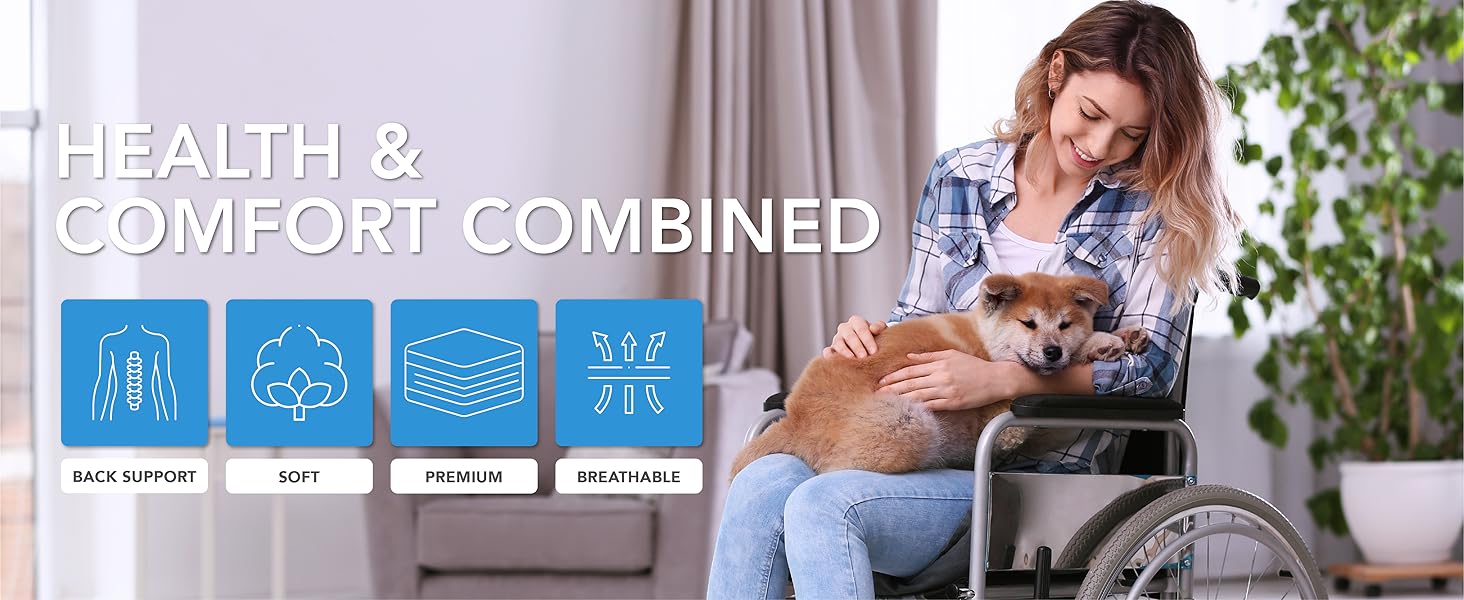 Подушка для підтримки попереку, Memory Foam, для спини, автомобіля, офісу, інвалідного візка (Коричнева)
