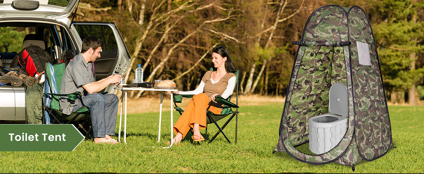 Намет для душу HOMASIS Pop up, 120x120x190 см, зелений - портативний, з кишенькою, для кемпінгу та відпочинку на природі