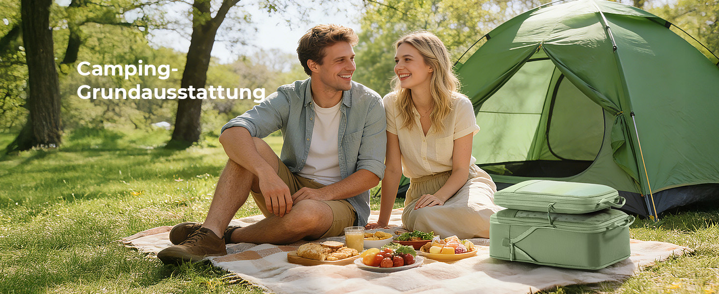 Набір компресійних органайзерів для одягу в подорожі 8 предметів, дорожні сумки-пакувальники для валізи та рюкзака, Matcha Green