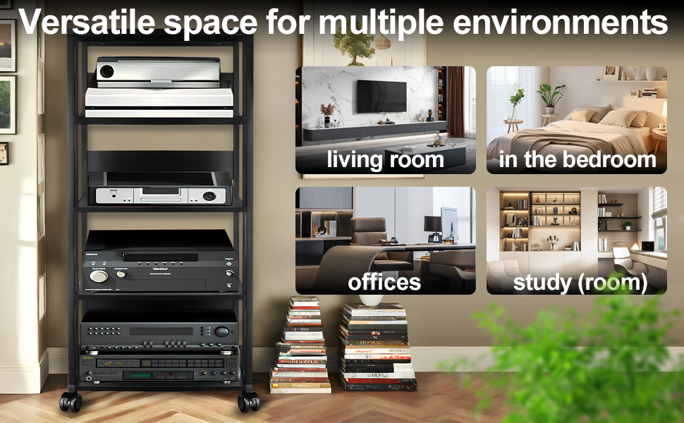 Стильна полиця-організатор для медіа та ігор Houcheyai