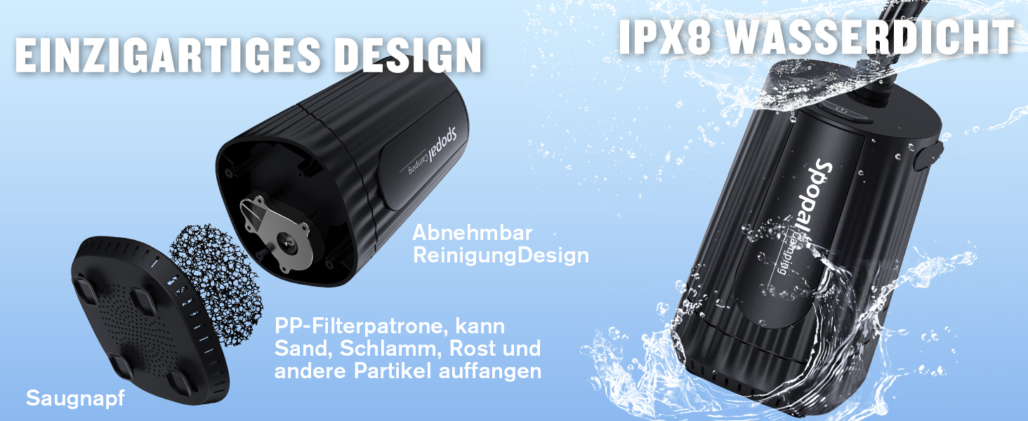 Портативна душова кабіна для кемпінгу з акумулятором 10000mAh та 20л баком, комплект для відпочинку на природі, саду, автомийки та тварин