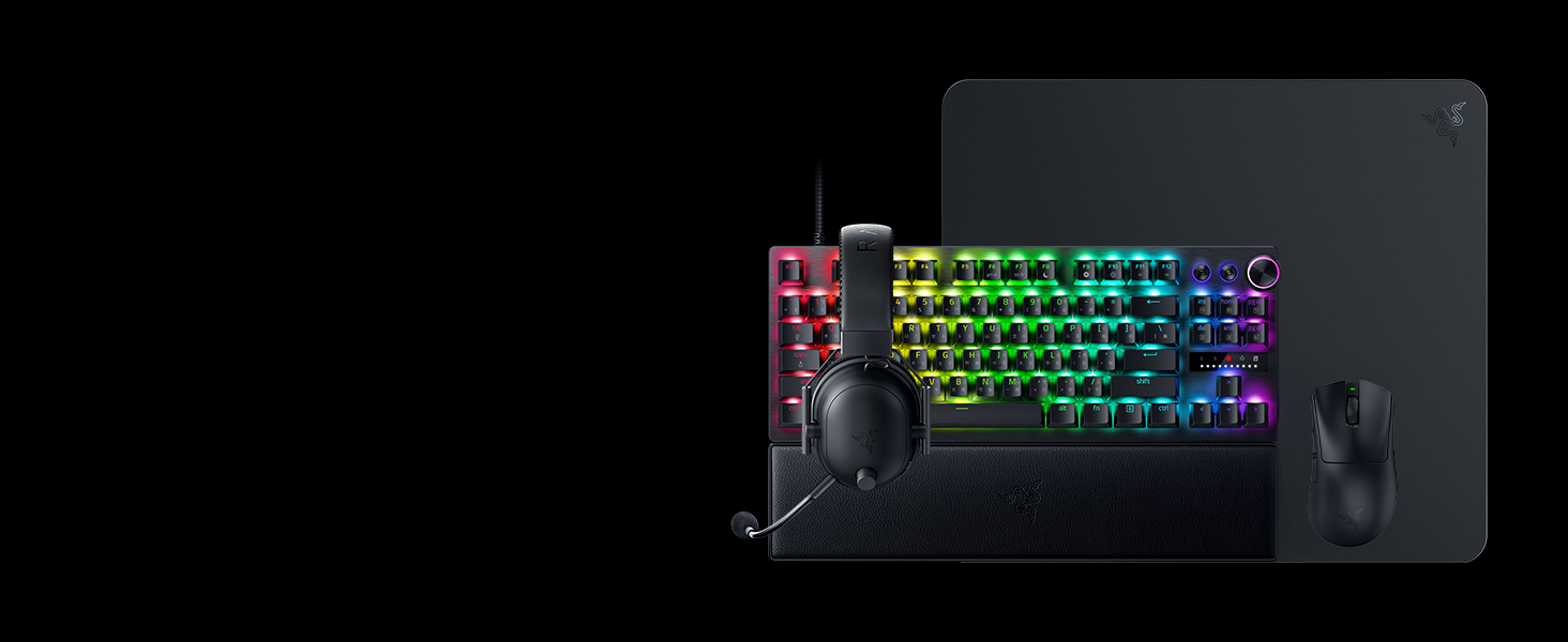 Ігрова бездротова миша Razer DeathAdder V4 Pro — ергономічна, ультралегка (55г), 26K DPI, HyperSpeed, чорна