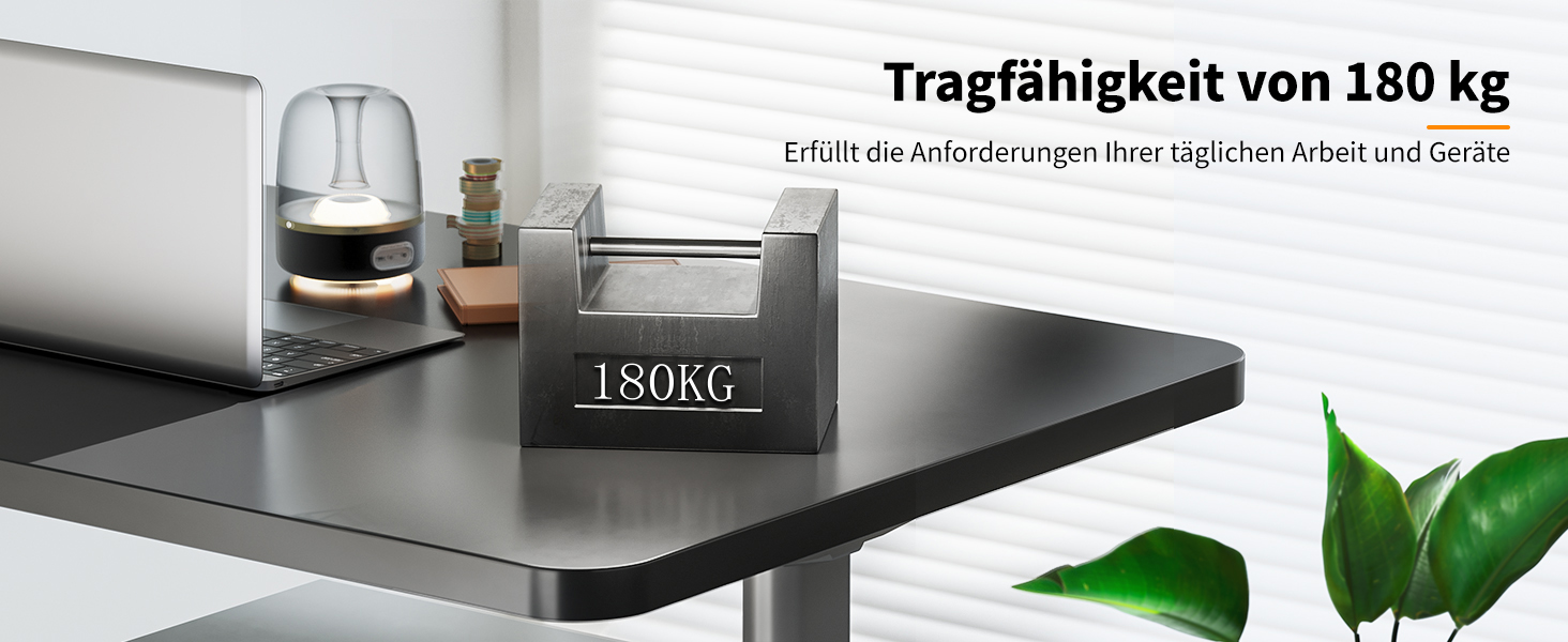 Електричний регульований стіл MAIDeSITe EL2 Pro Art з овальною основою, чорний. Підйом до 180 кг, 4 пам'яті, захист від зіткнень