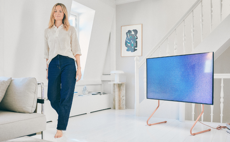 Підставка для телевізора на коліщатках, Rollin' Mushroom, сіра, 40-70 дюймів