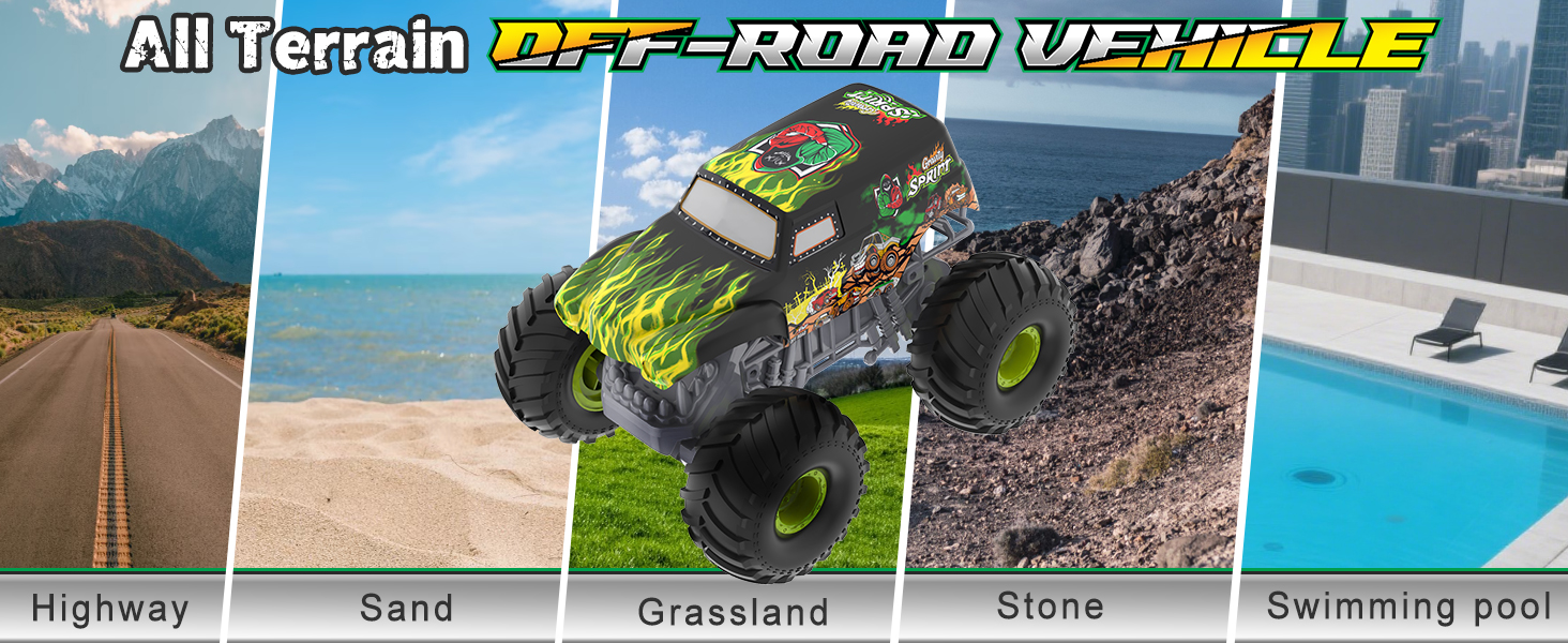 RC Автомобіль Feimuosi 1:18 позашляховик, 2.4GHz, 2 акумулятори, 20 км/год, світлодіоди, армійський зелений - іграшка для дітей та дорослих