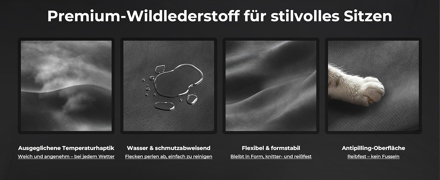 Ігрове крісло Dowinx з масажем попереку, регульованою підголівником, потовщеним сидінням, висувною підніжкою, регульованими підлокітниками, мікрофібровим велюром, нахилом 160°, темно-сіре