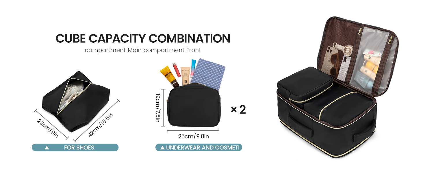 LOVEVOOK Рюкзак для ручної поклажі 40L, жіночий, для подорожей, великий, сумка-валіза, рюкзак для ноутбука 17.3