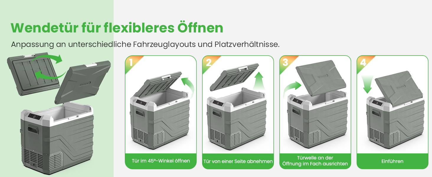 Автомобільний компресорний холодильник Alpicool 44L 12/230V для кемпінгу, риболовлі, подорожей