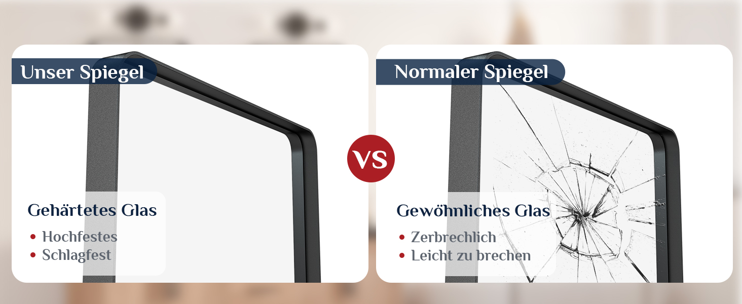 Дзеркало Keonjinn Wand Spiegel 40x50 см з металевим каркасом, прямокутне. Для ванної кімнати, вітальні, спальні, коридору. Чорний колір. Розміри: 90 x 60 см