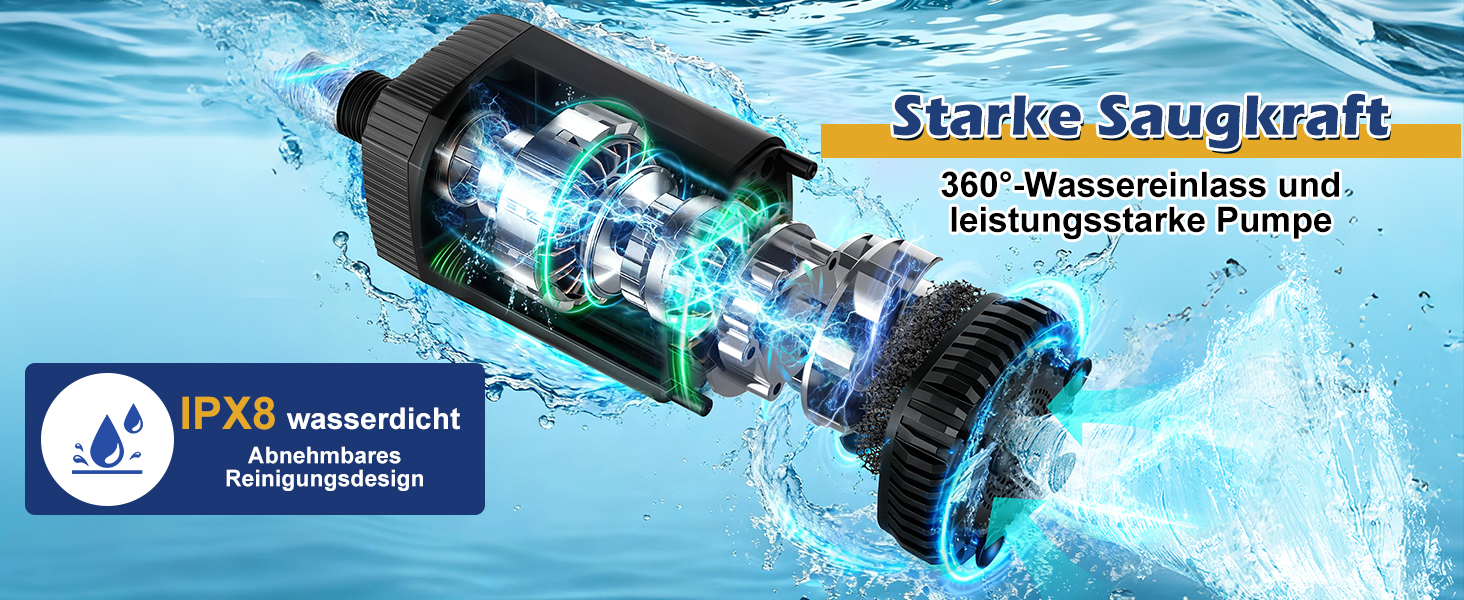 Портативна кемпінгова душова система WADEO з акумулятором, насосом та нагрівачем, 20л бак, для відпочинку, подорожей, автомиття та надзвичайних ситуацій