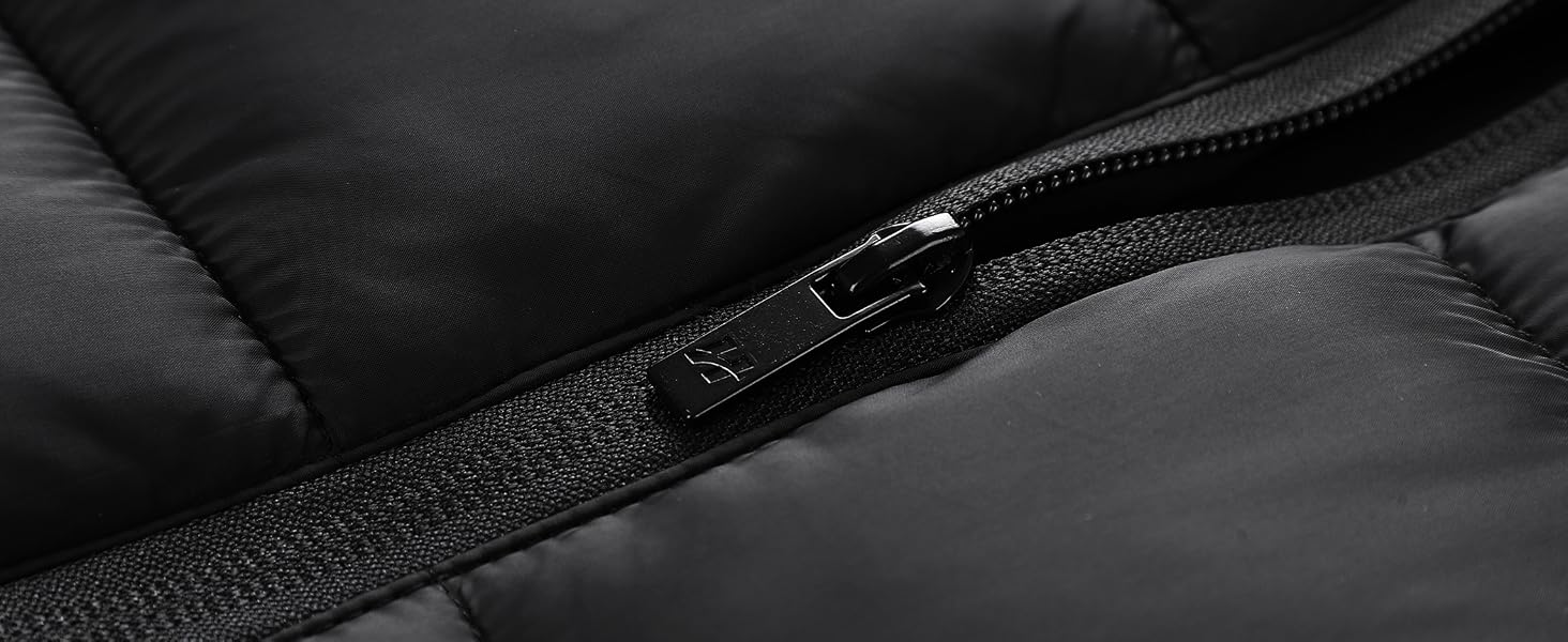 Зігріваючий жилет чоловічий з Powerbank 16000 mAh, електрожилет для підігріву, чорний, розмір L