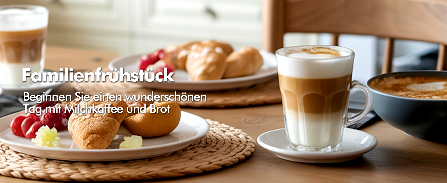 Електричний спінювач молока 5-в-1: автоматичний спінювач молока 350 мл, миється в посудомийній машині, для гарячого та холодного молока, капучино, лате, гарячого шоколаду