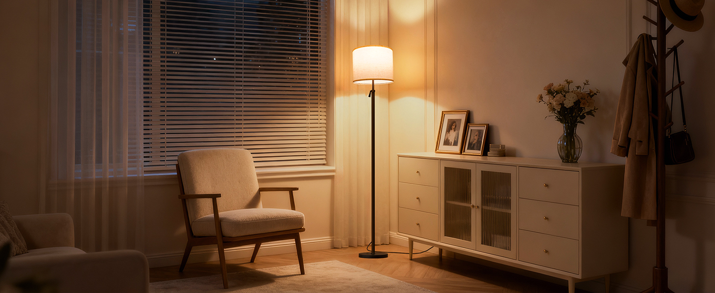 Світлодіодна торшер DUSKTEC RGB для вітальні, смарт-лампа з димером, керування через APP, тепле та холодне біле світло, 10W, 1200LM, регульована висота