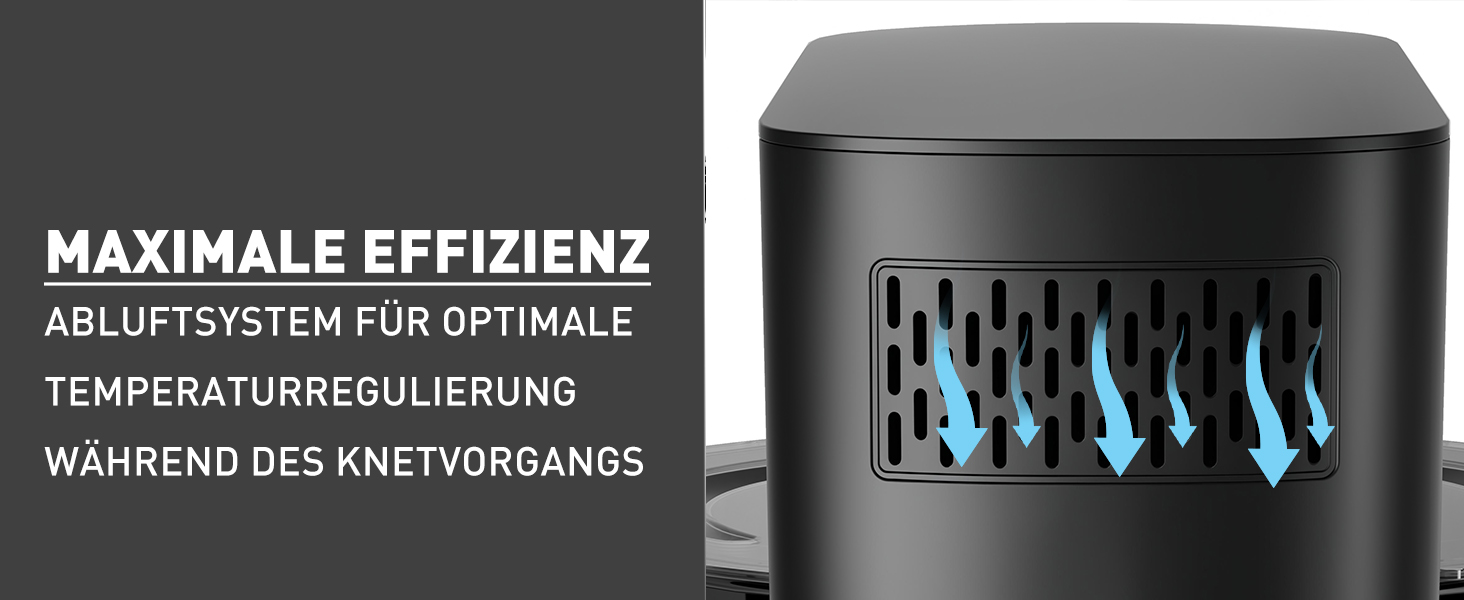 Кухонна машина Heinrichs 2500W з подвійним гаком для тіста, міксером та вінчиком, 8 швидкостей, чаша 8л з нержавіючої сталі, чорна