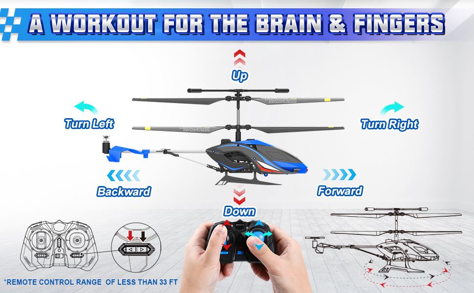 RC Гелікоптер на радіокеруванні 2.4G з LED підсвіткою для дітей та підлітків 8-12 років