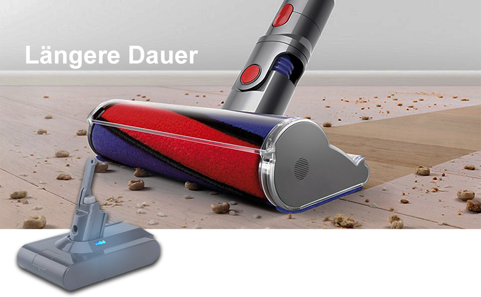 Змінна батарея FSKE для пилососа Dyson V8 SV10 21,6 В 3000 мАг