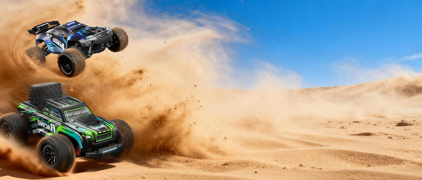 Радіокерований позашляховик BAZADER 1:18 з LED підсвіткою та розпилювачем води, 25 км/год, 2.4 ГГц, зелений - для хлопчиків від 4 років