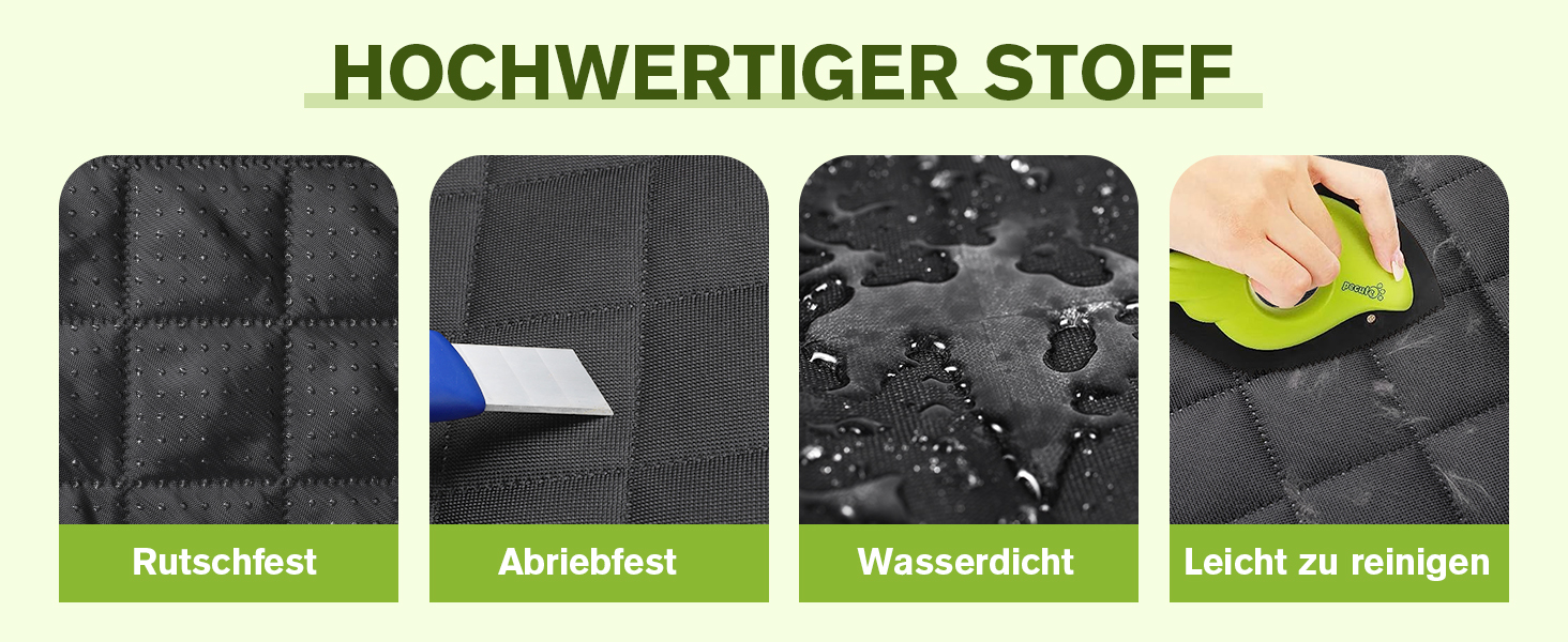 Ковдра для собак pecute на задньому сидінні автомобіля 100 водонепроникне, чохли на задні сидіння для собак з отвором на підлокітнику, стійкі до подряпин і ковзання, захист заднього сидіння з ременем безпеки для легкових автомобілів вантажівка Позашляховик М (135 * 122 см)