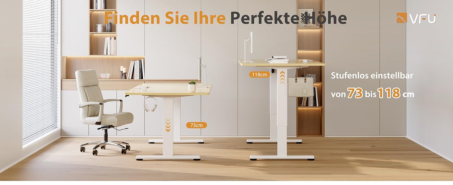 Регульований стіл за висотою з USB-C, електричний стіл з пам'яттю, стоячий стіл, комп'ютерний стіл для офісу, білий Pro, 180 x 80 см