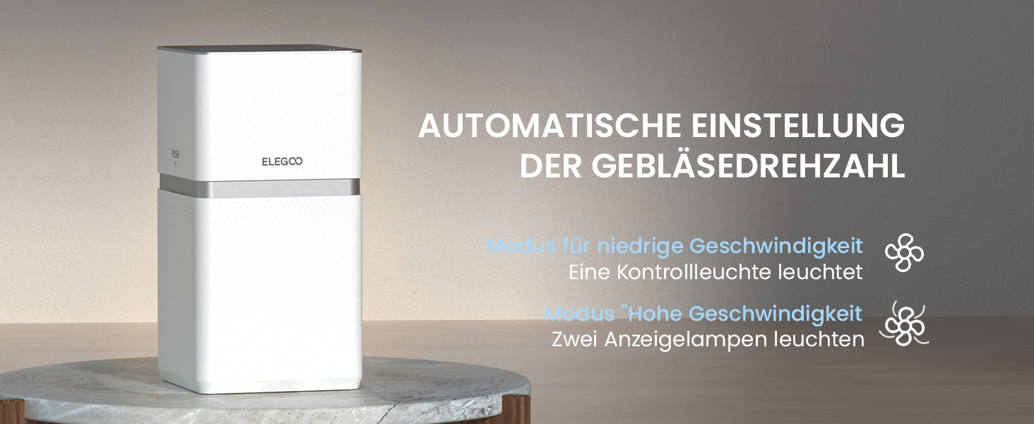 Повітряний фільтр ELEGOO MarsMate: видаляє до 95% TVOC, з датчиком VOC, сумісний з 3D-принтерами ELEGOO Mars 4 Max, Mars 4 DLP, Saturn 3 та Saturn 2 (210x247x410 мм)