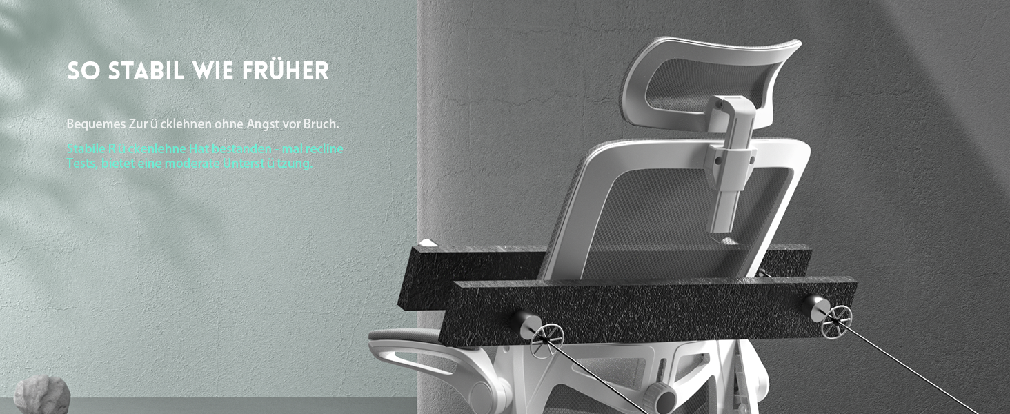 Ергономічне крісло для офісу та геймінгу, широке сидіння, регульовані підлокітники, біло-сіре, 90° підйом підлокітників