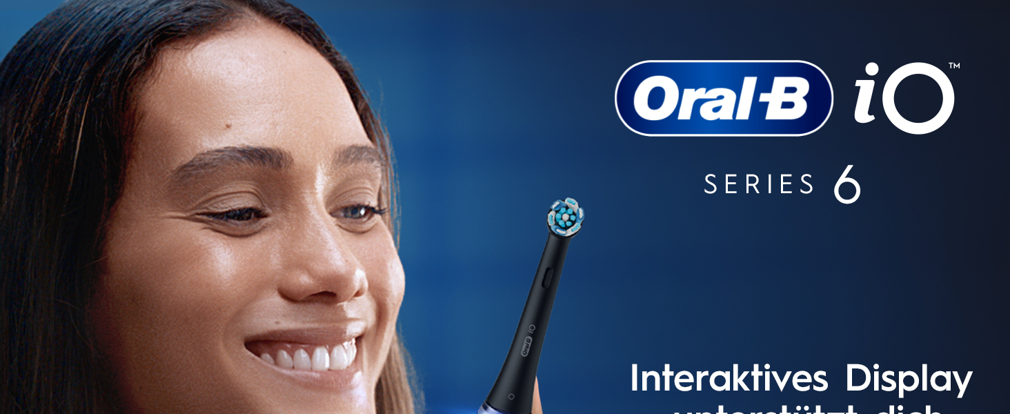 Електрична зубна щітка Oral-B iO Series 6, набір з 2 шт (Black Lava / Pink Sand), для глибокого та делікатного очищення