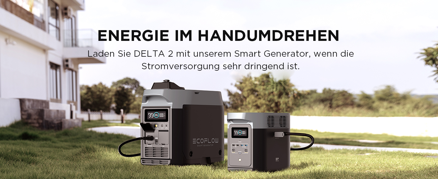 EcoFlow Delta 2 - портативна електростанція 1024Wh, сонячний генератор, LiFePO4 акумулятор, розширювана ємність до 3kWh, швидка зарядка, для кемпінгу та подорожей