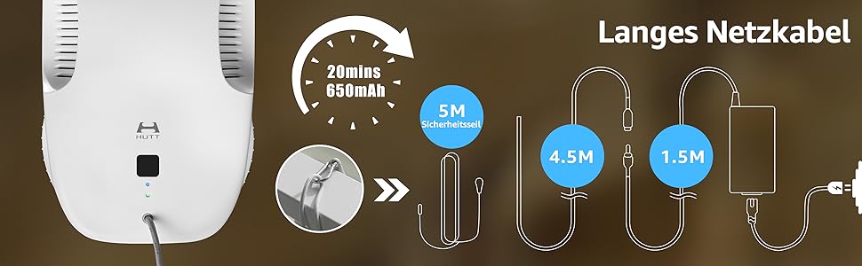 Робот для миття вікон Hutt DDC55: електричний, автоматичний, для внутрішніх та зовнішніх вікон, скла, плитки. В комплекті 12 ганчірок