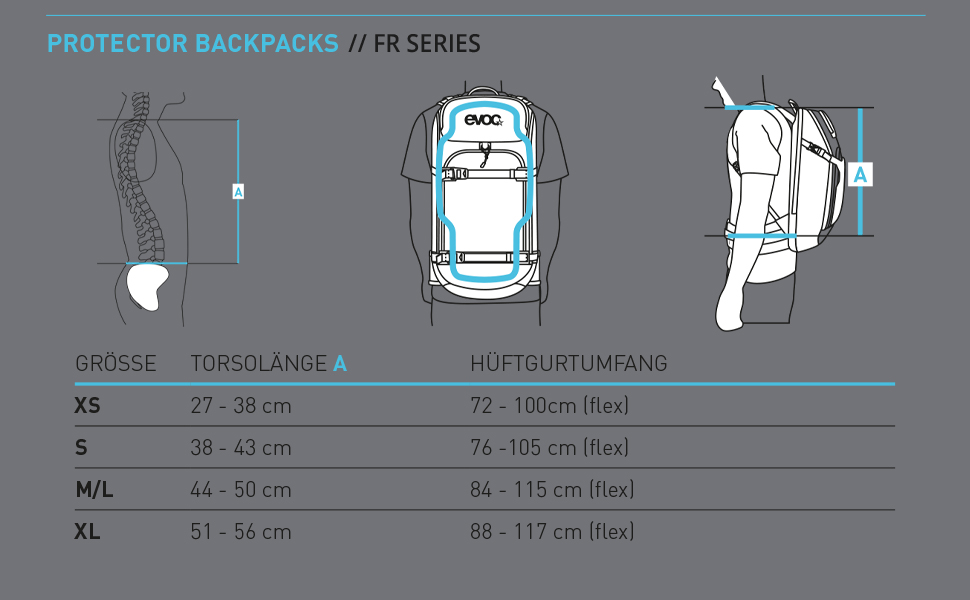 Рюкзак EVOC FR ENDURO 16 Protector Ruckack для велотуризму та трейлу (простір для роси 16 л, захист спини LITEHIELD сертифікований TV/G, відсік для гідратації bi 3L) (S, кам'яно-сірий)