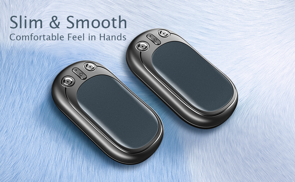 Електричні грілки для рук USB, перезаряджувані, набір 2 шт. - 12 годин роботи, для жінок та чоловіків, Raynaud, Outdoor, кемпінг, полювання, катання на лижах, гольф