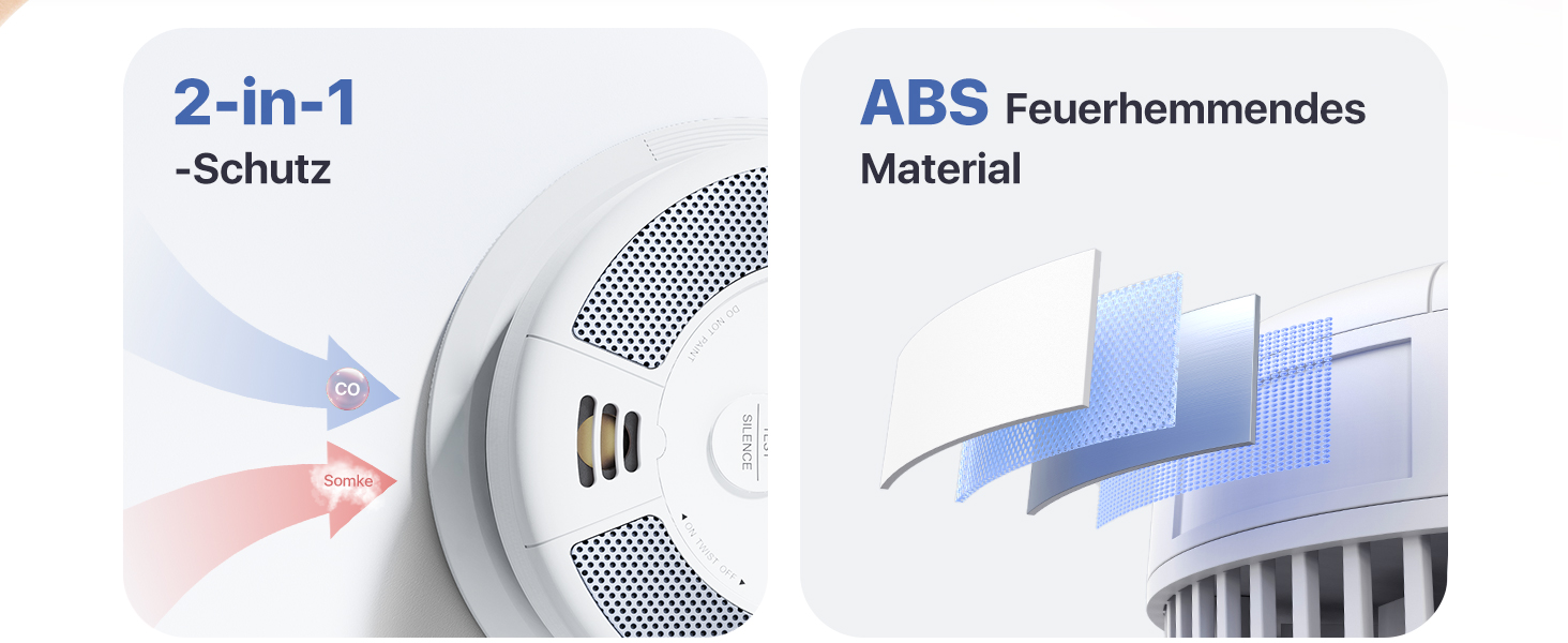 X-Sense Детектор диму та CO з Wi-Fi, 2-в-1, SC06-WX, 1 шт.