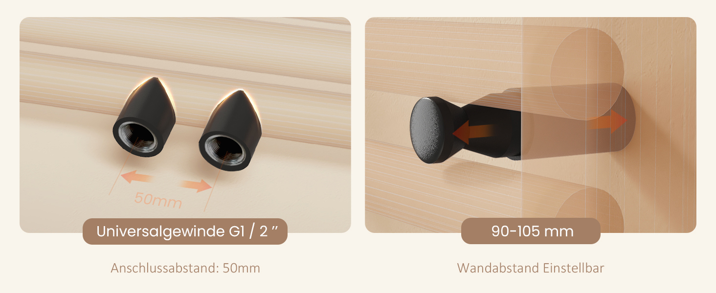 Електричний рушникосушар EMKE 1000x400 мм, антрацит, 356W