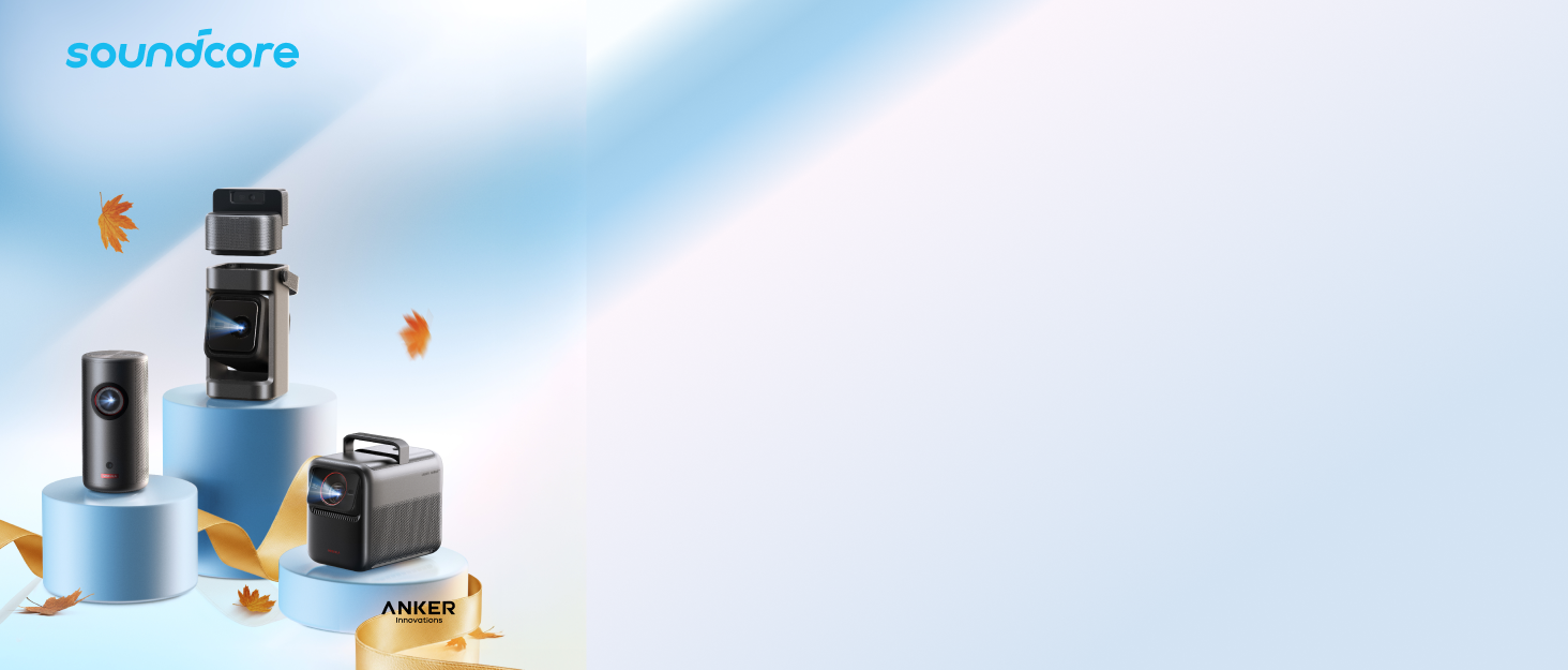 Nebula Anker Mars 3 Air Mini Beamer: Портативний проєктор з Google TV, 1080p, 400 ANSI люмен, Dolby Digital, 2x8W, акумулятор (Renewed)