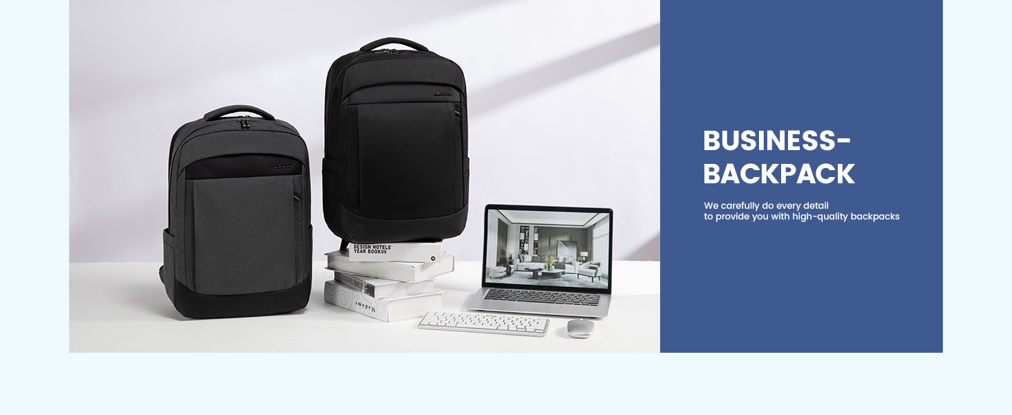 LOVEVOOK Рюкзак чоловічий великий, для ноутбука 17 дюймів, ділова сумка, рюкзак для роботи, шкільний рюкзак, водонепроникний, туристичний рюкзак, чоловічий, повсякденний, для офісу, роботи, подорожей, навчання (15.6 дюймів, Темно-сірий)