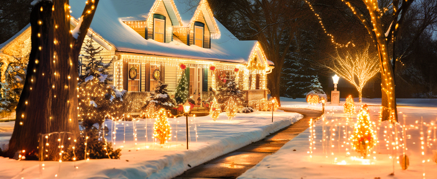 Льотова гірлянда на батарейках, 5 метрів, 50 LED, з таймером та пультом, 8 режимів, вологостійка, тепле біле світло, для декору, 6 шт.