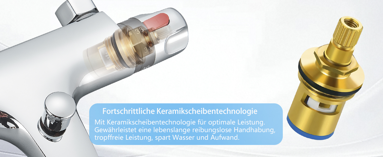 Змішувач для ванни з термостатом, настінний монтаж, хром. Змішувач для ванни та умивальника для ванної кімнати