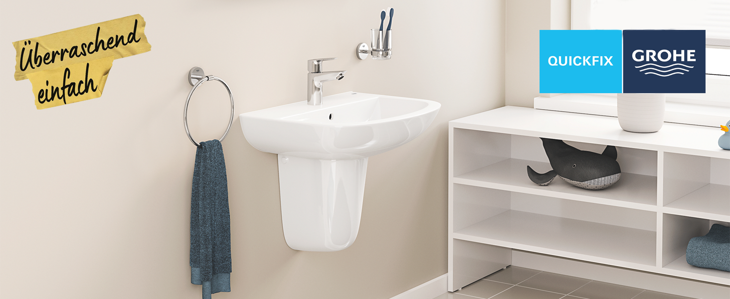 Змішувач для ванни Grohe StartEdge, хром, з інструментом, 24198001