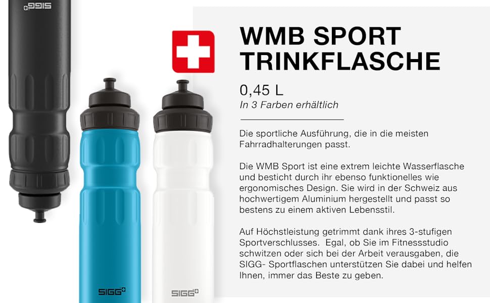 Спортивна пляшка для води SIGG WMB 0,75 л BPA Free