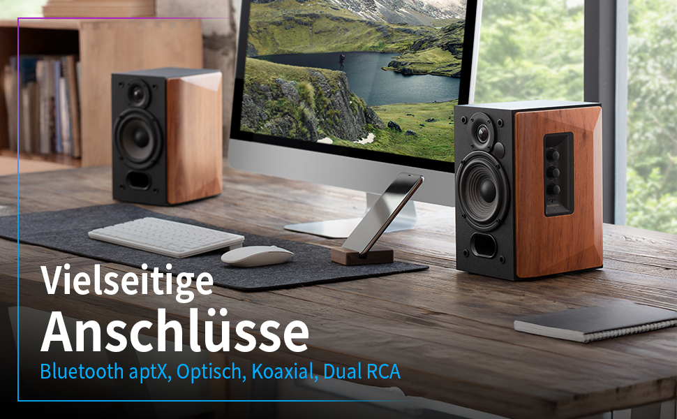 Акустична система Edifier Studio R1380DB 2.0 Bluetooth 5.1 (42 Вт) - для TV, ПК, смартфона