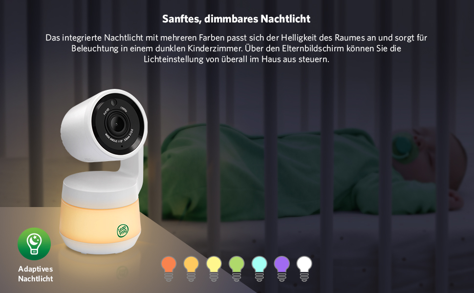 Радіоняня LeapFrog LF2423 з камерою, відеодисплеєм 2.8