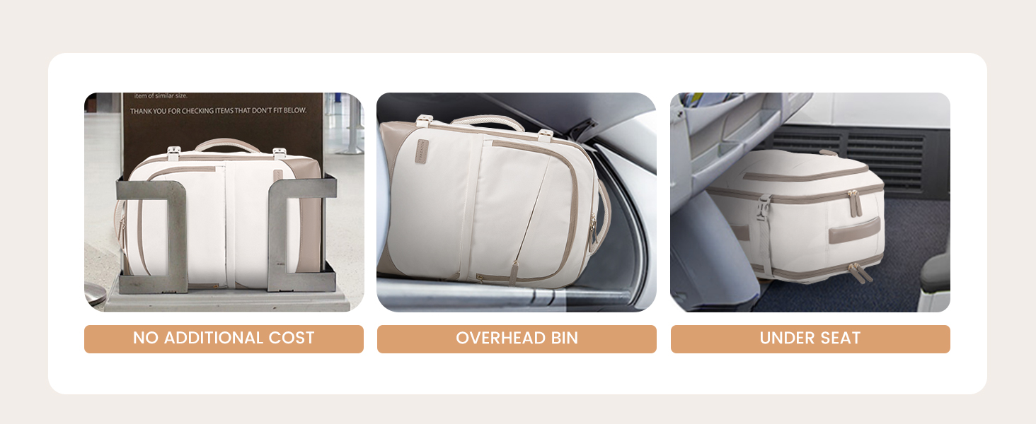 Рюкзак для ручної поклажі LOVEVOOK 40L, сірий/рожевий, для ноутбука 17.3