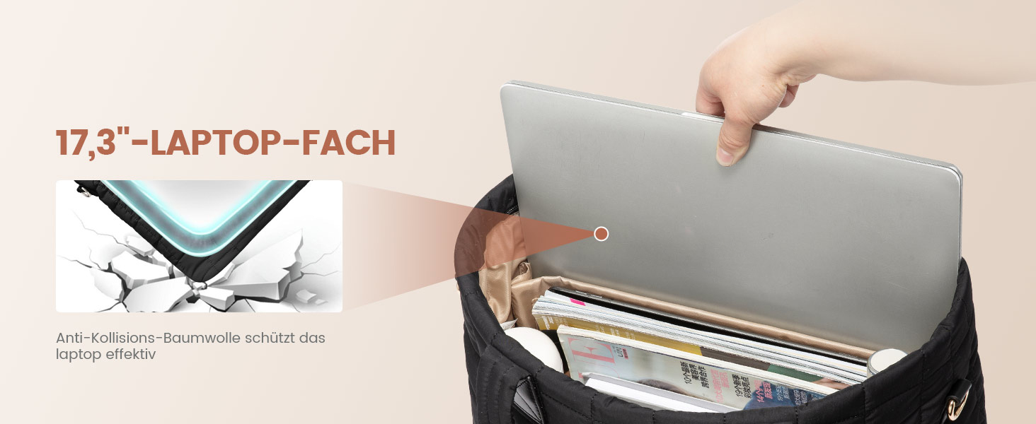 Сумка для ноутбука LOVEVOOK для жінок, 17 дюймів, чорна: робоча сумка, шопер, сумка для навчання, портфель, для офісу