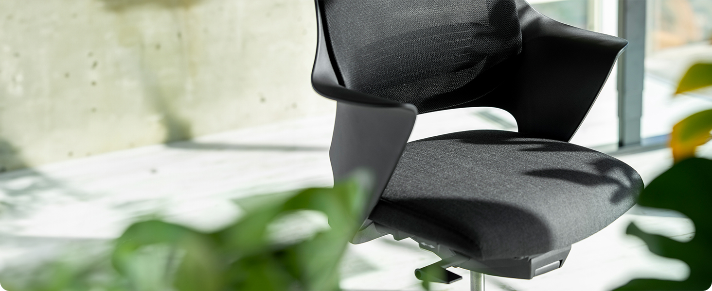 Ergotopia WellBack: Ергономічне крісло для офісу та дому, Made in Germany, з підтримкою попереку та синхро-механізмом, білий каркас, сірий колір